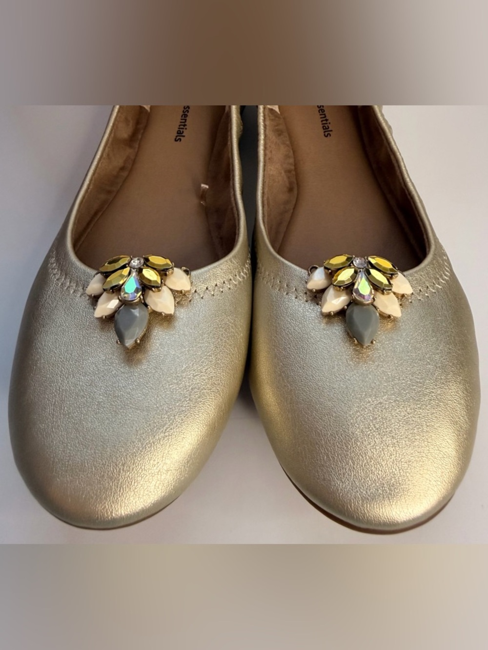 Upcycled vintage French shoe clips art deco mid century embellishment